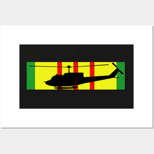 Ribbon - Vietnam - VCM - Huey - V1 Posters and Art